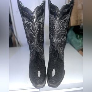Corral Genuine Stingray Black Boots